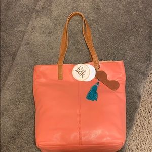 NWT The Sak Reversible Palisade Leather Bag
